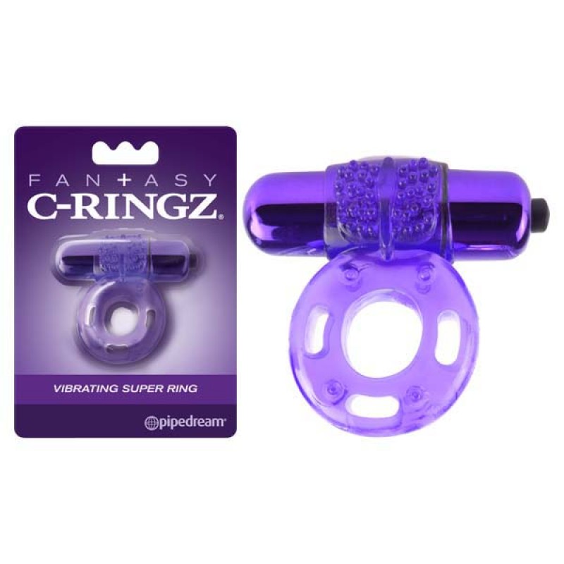 Fantasy C-Ringz Vibrating Super Ring - Purple